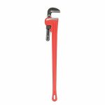 Straight Pipe Wrench, Cast Iron, Jaw Capacity 6 inch, Serrated, Overall Length 48 inch, I-Beam - Image 3