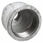 Reducing Coupling, Malleable Iron, 3/8 in x 1/4 in Pipe Size, NPT x NPT, Class 150 - Image 3