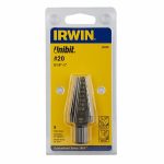 Step Drill Bit, High Speed Steel, Black Oxide, 9/16 in to 1 in Size Range - Image 3