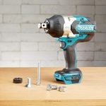 Cordless Brushless Impact Wrench 3/4 inch, 18V, 0-1800rpm, 1050Nm, 3.7kg - Image 5