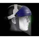 Ratchet Faceshield Assembly: Clear Visor, Polycarbonate, Ratchet, Dielectric Protection - Image 3