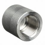 ⁦غطاء دائري, من ستانلس ستيل 316L ,مقاس الأنبوب الممناسب 1 بوصة, داخلي, NPT, فئة 3000, الطول الإجمالي 1 5/8 بوصة⁩ - الصورة ⁦2⁩