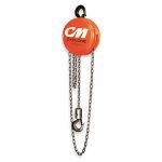 Manual Chain Hoist, 1000 lb Load Capacity, 10 ft Hoist Lift, 1 in Hook Opening4ZW91