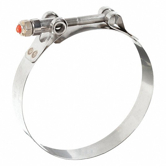 yuFb_1XGU2_AS03.jpg T-Bolt Hose Clamp, 3/4Inch Wide, PK5 - Image 1