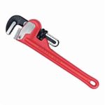Straight Pipe Wrench, Cast Iron, Jaw Capacity 3/4 inch, Serrated, Overall Length 6 inch, I-Beam