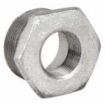 Hex Bushing, Malleable Iron, 1Inch x 1/2Inch Pipe Size, NPT x NPT, Class 150 - Image 2