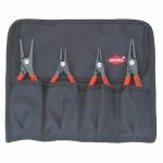 Retaining Ring Plier Set,Int/Ext,4 PC, USA