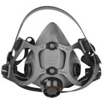 Half Mask Respirator, 5500 Series, L, Facepiece Material Elastomer