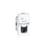 ليجراند - فيش انترنت موزاييك - 1 موديول - أبيض - Cat. 6 UTP